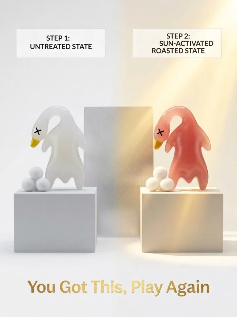 Sensory Toy Uv Roasted Duck Soft Squeeze Toy Changes Color in Sunlight Anti-Stress Toy for Kids