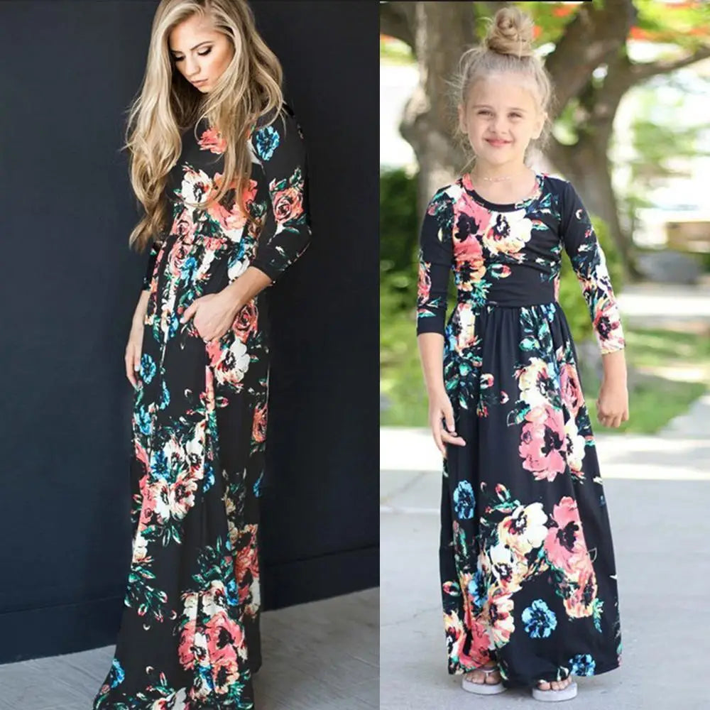 Mommy and Me Matching Floral Dresses – Summer Mother & Daughter Outfits
