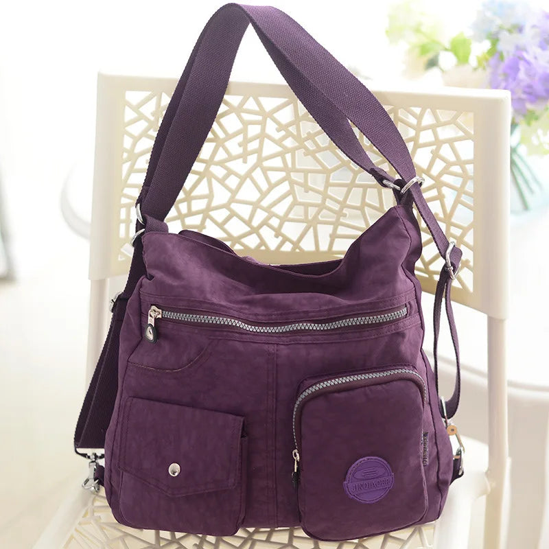 Women's Nylon Crossbody Bag – Large-Capacity Designer Handbag for Everyday Use