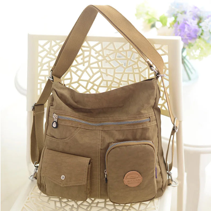 Women's Nylon Crossbody Bag – Large-Capacity Designer Handbag for Everyday Use