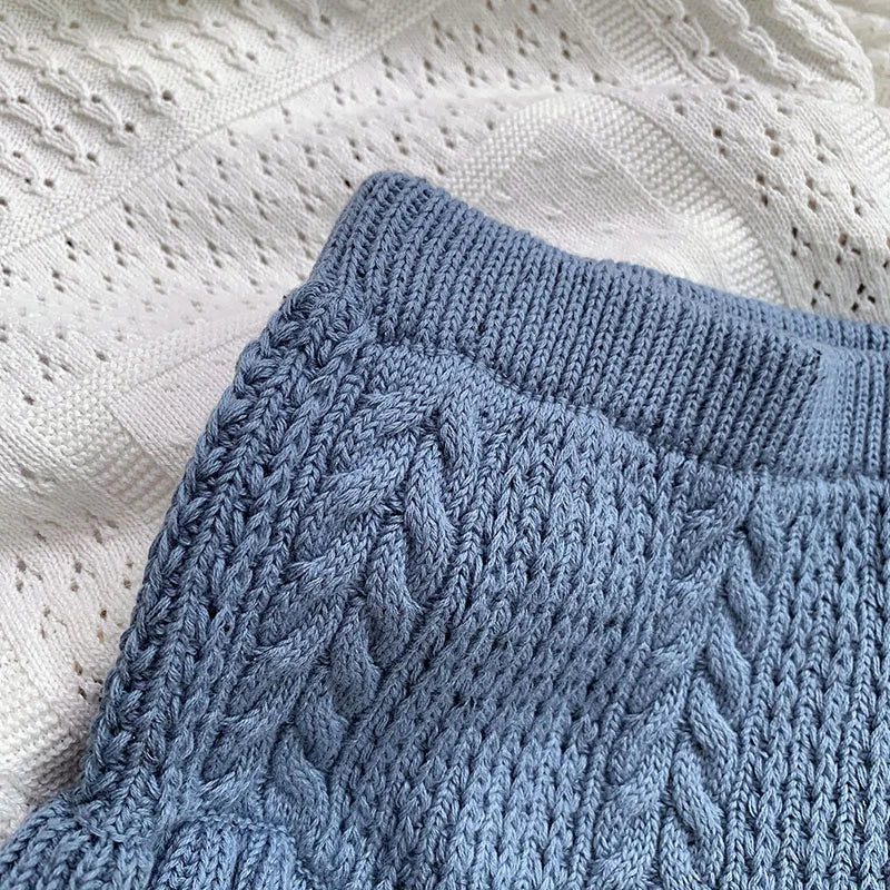 Autumn Winter Kids Baby Boys Girls Knit Short Pants Children's Clothing Casual Baby Boys Girls Shorts Children Short Pants