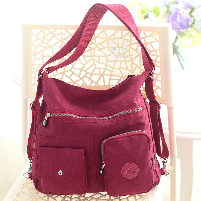 Women's Nylon Crossbody Bag – Large-Capacity Designer Handbag for Everyday Use