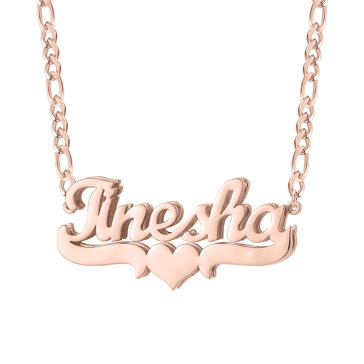 Personalized Double Name Necklace – Custom Stainless Steel Hip-Hop Pendant