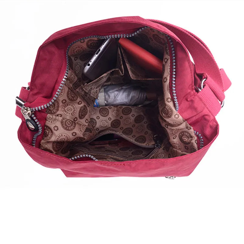 Women's Nylon Crossbody Bag – Large-Capacity Designer Handbag for Everyday Use