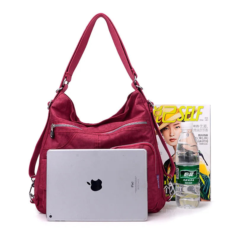 Women's Nylon Crossbody Bag – Large-Capacity Designer Handbag for Everyday Use