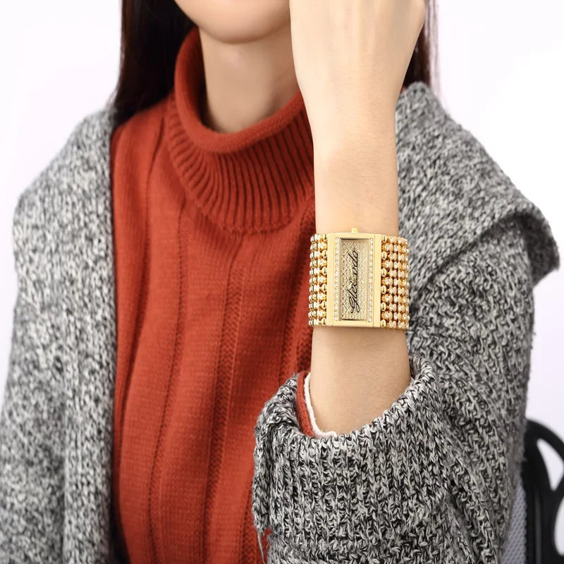 G&D Watch For Women  Quartz Analog Casual Watch Gold Watch Quartz Simple Clock Relogio Feminino Reloj Mujer Montre