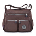 Women's Nylon Shoulder Bag – Lightweight Zipper Crossbody Bag for Everyday and Beach Use