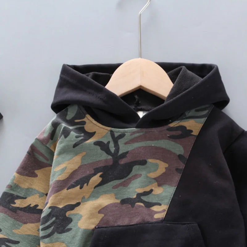 New Spring Autumn Children Clothing Baby Girl Clothes Boys Casual Hooded T-Shirt Pants 2Pcs/Sets Toddler Costume Kids Tracksuits