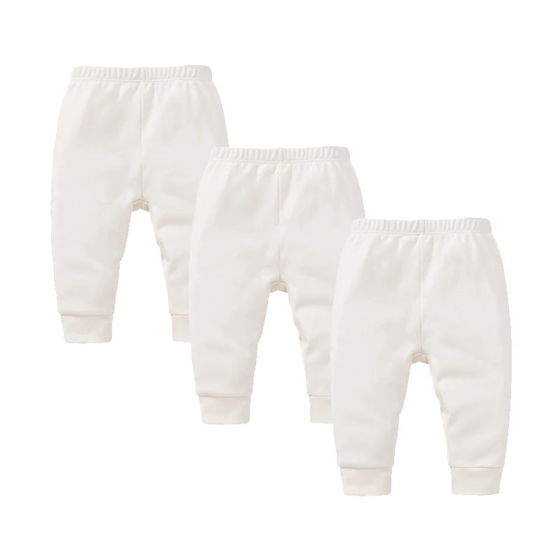 100% Cotton Baby Pants Blank Baby Boy and Girls Legging Colors Kids Trousers Plain Newborn Clothing Muslin Clothes for 0-24M