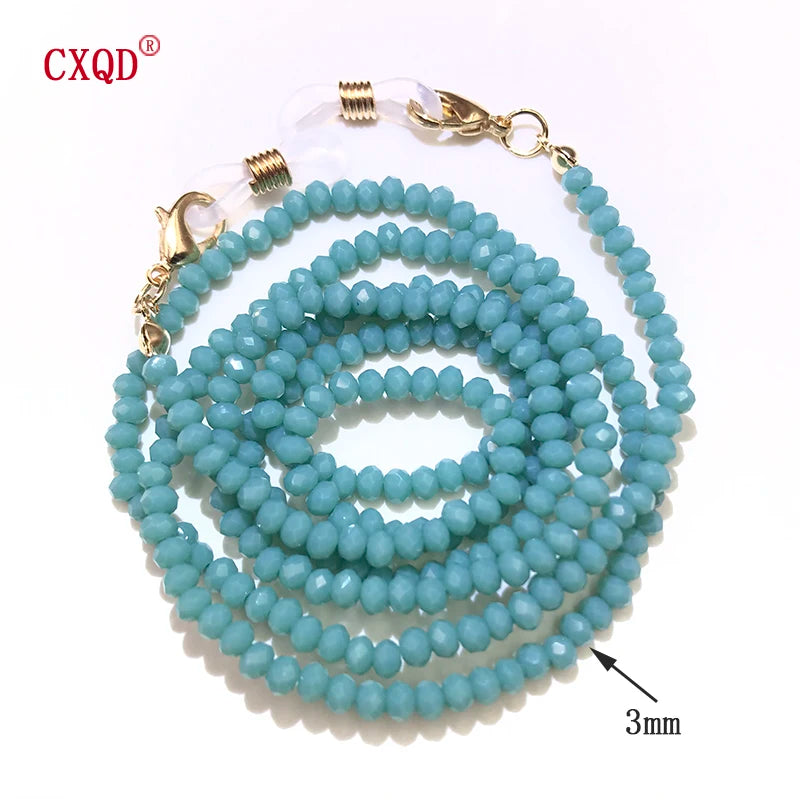 Beaded Eyeglass Chain for Women – 4mm Fashion Glasses & Sunglasses Strap