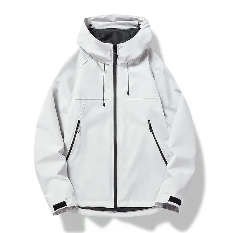 Unisex Hooded Outdoor Jacket – Waterproof Breathable Hiking and Sports Jacket
