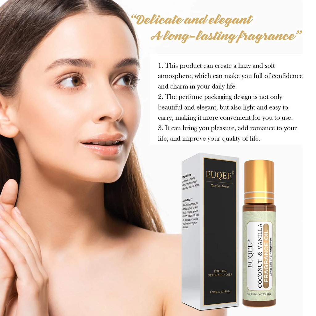 EUQEE Women's Roller Perfume Oil – 10ml Fragrance Oil