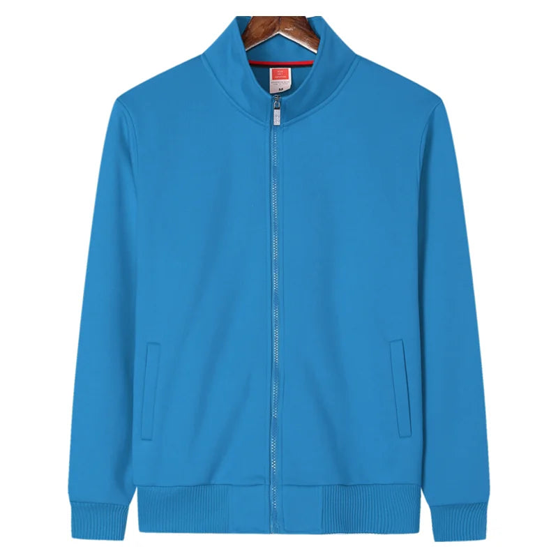 Unisex Fleece Stand-Collar Jacket – Custom Logo Teamwear with Printing or Embroidery