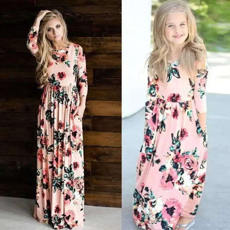 Mommy and Me Matching Floral Dresses – Summer Mother & Daughter Outfits