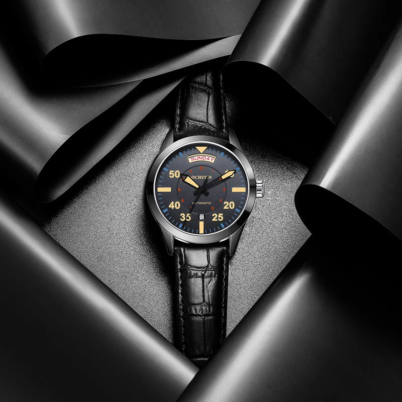OCHSTIN Automatic Mechanical Watch for Men Gift Analogue Waterproof Military Sport Wristwatches Luxury Montre Homme Clock Gents