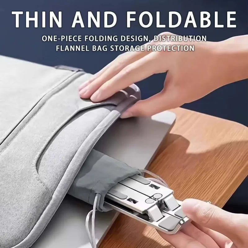 Laptop Stand - Foldable Portable Design for Laptops and Tablets, Enhancing Ventilation and Heat Dissipation Management
