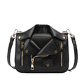 Women's PU Leather Mini Square Crossbody Bag – Trendy Shoulder Handbag