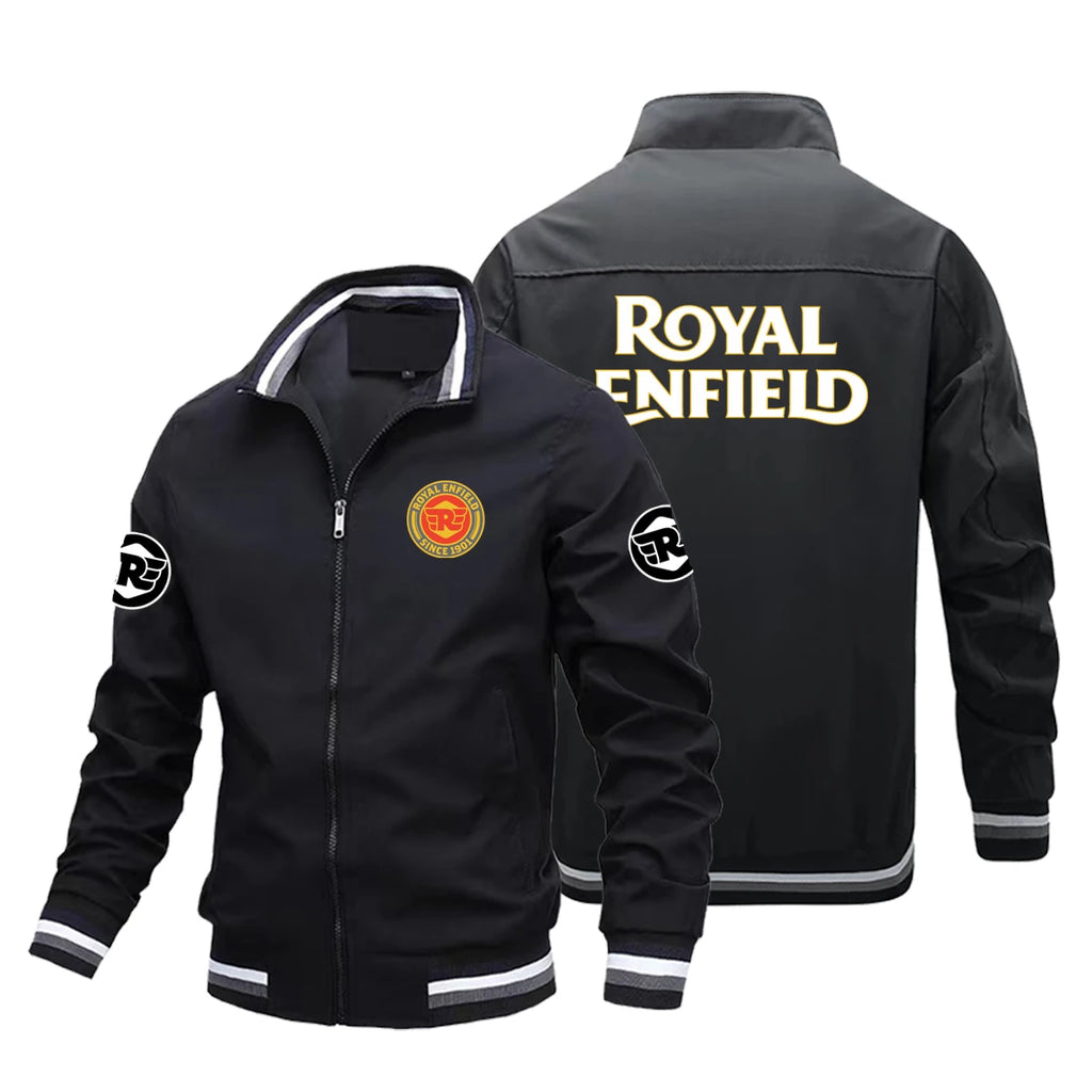Men's Retro Motorcycle Racing Jacket – Lightweight Windbreaker for Outdoor Riding