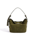 Fashion Tote Real Suede Leather Female Crossbody Shoulder Bag High Quality New Autumn winter Tassel Design Slouchy Woman Bucket