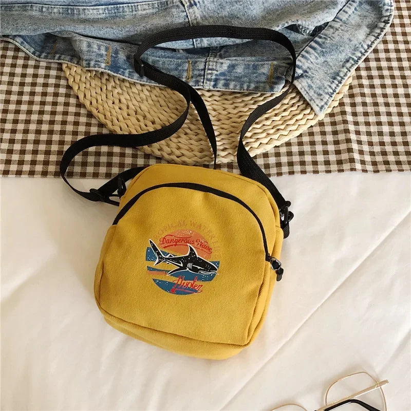 Mini Women's Bag Canvas Handbags Small Cloth Shoulder Crossbody Bags for Women 2023 Ladies Purse Phone Sac A Main Femme Bolsas