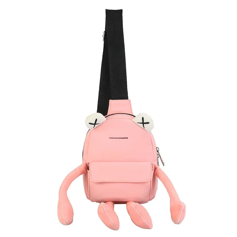Cute Frog Cartoon Crossbody Bag – Trendy Women's Shoulder Bag