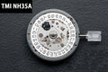 TMI Japan NH35 Movement High Accuracy Mechanical Automatic Watch Wrist Day Date Set Mechanical Wristwatches Watch Wrist For Men