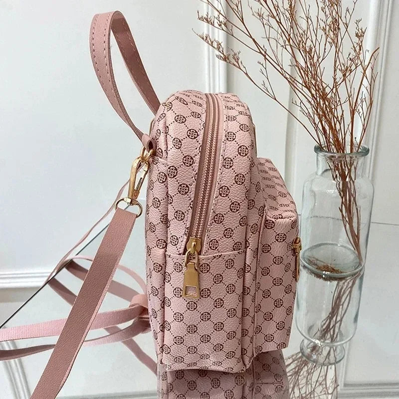 Women's Convertible Backpack – Large-Capacity Shoulder and Crossbody Bag