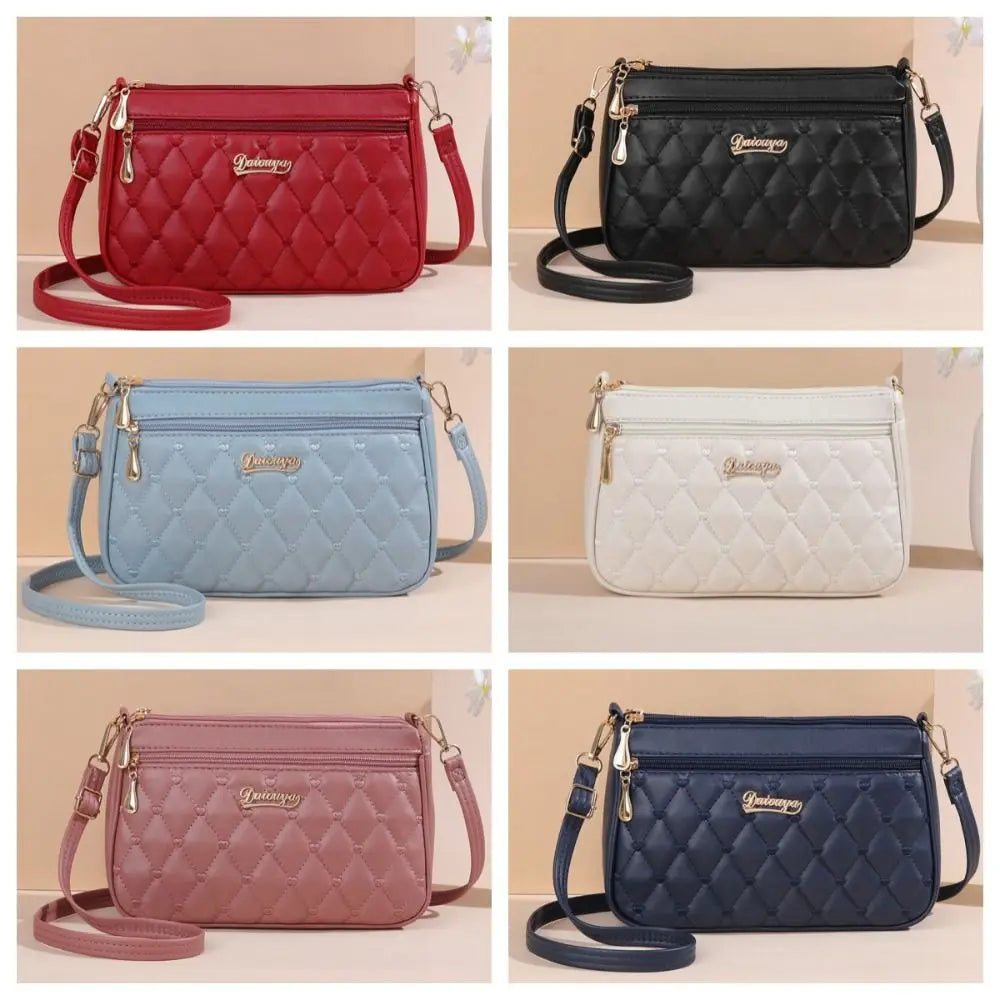 PU Leather PU Leather Crossbody Bags Large Capacity Carrying Female Shoulder Bag Multifunctional Portable Luxury Women Handbags
