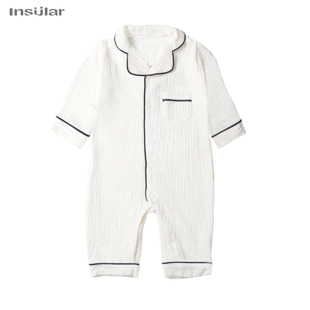 Rompers for Newborns Baby Muslin Sleepwear Girl Clothes Toddler Boy Pajamas Baby Onesie Jumpsuit Long-Sleeve Baby Clothing