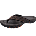 Jumpmore Summer Flip Flops Men Shoes Outdoor Fashion PU Leather Flat Shoes Beach Holiday Shoes Size 40-50