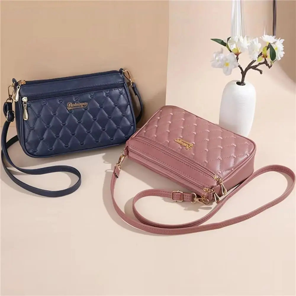 PU Leather PU Leather Crossbody Bags Large Capacity Carrying Female Shoulder Bag Multifunctional Portable Luxury Women Handbags