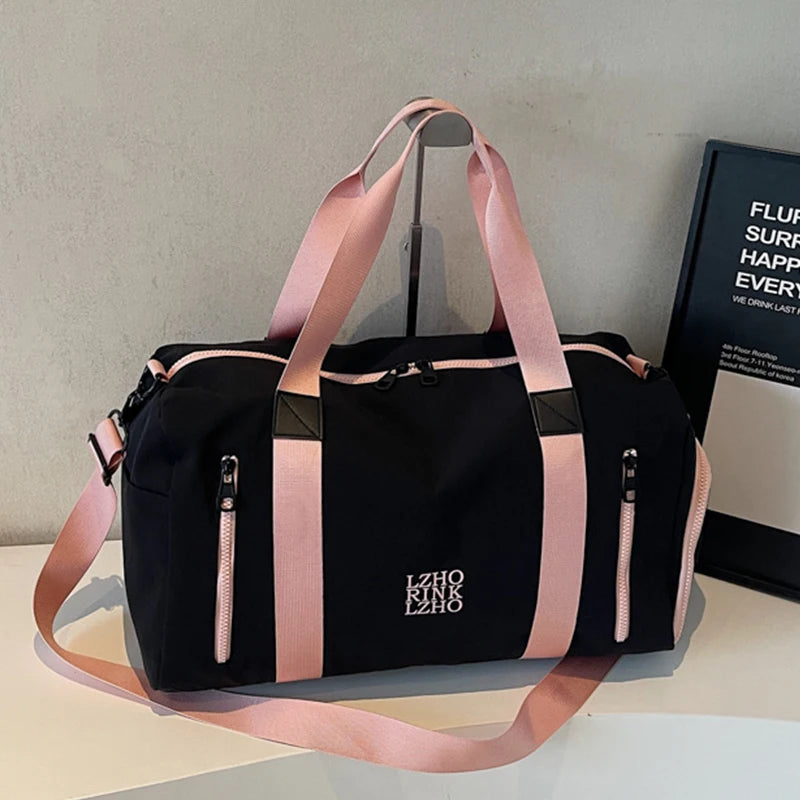 Large Capacity Waterproof Travel Bag – Sports and Weekend Bag with Dry-Wet Separation