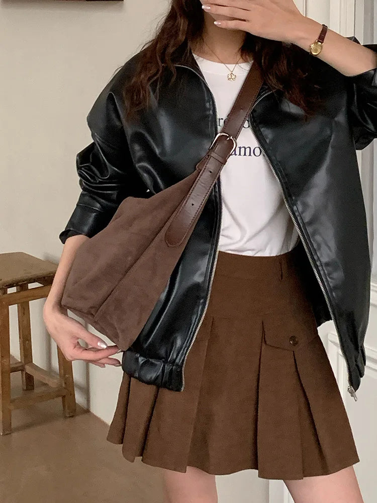 Suede Shoulder Bag for Women 2026 New Autumn and Winter Versatile Crossbody Bag Retro Large Capacity Commuting Tote Bag