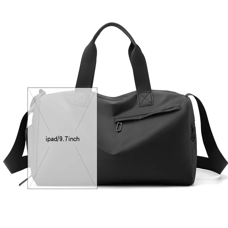 Large Capacity Waterproof Travel Bag – Sports and Weekend Bag with Dry-Wet Separation