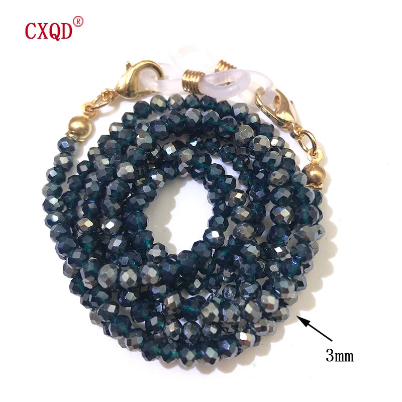 Beaded Eyeglass Chain for Women – 4mm Fashion Glasses & Sunglasses Strap