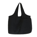 2026 SS K-Fashion Premium Solid Canvas Tote Large Capacity Shoulder Crossbody Work Commuter Handbag Women