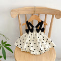 Summer Baby Girl Clothes Cute Bow Tie Baby Infant Clothes Dot Princess Romper Dress Summer Clothing