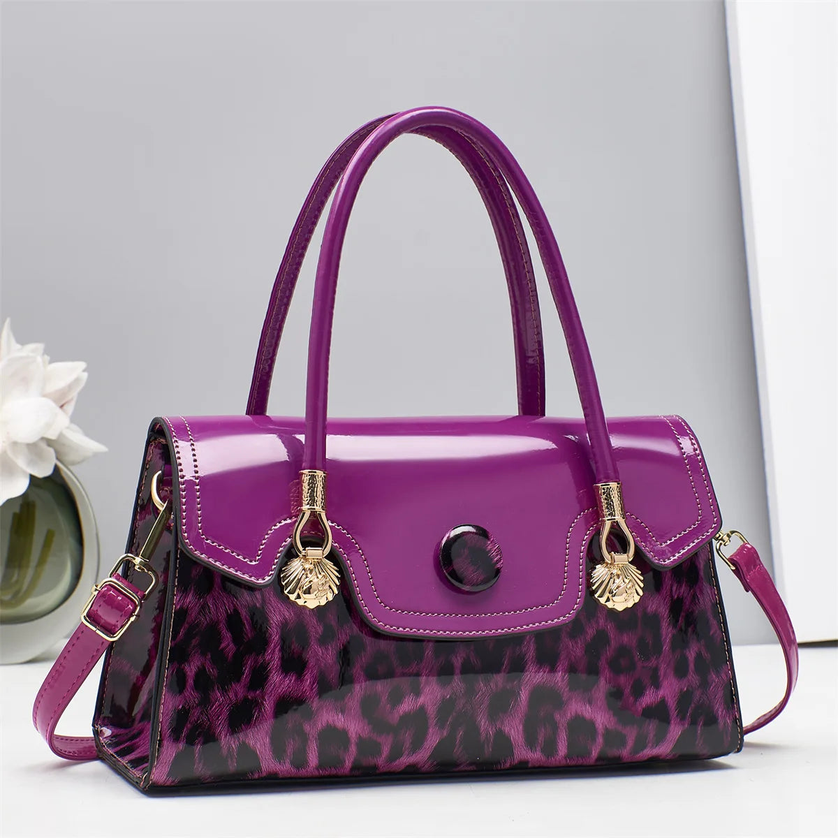 Women's Boston Pillow Bag – Retro Large-Capacity Tote and Crossbody Handbag