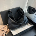 Fashion Soft PU Leather Tote Bags for Women Trend Female Simple Large High Capacity Shoulder Women Handbags Messenger Bags