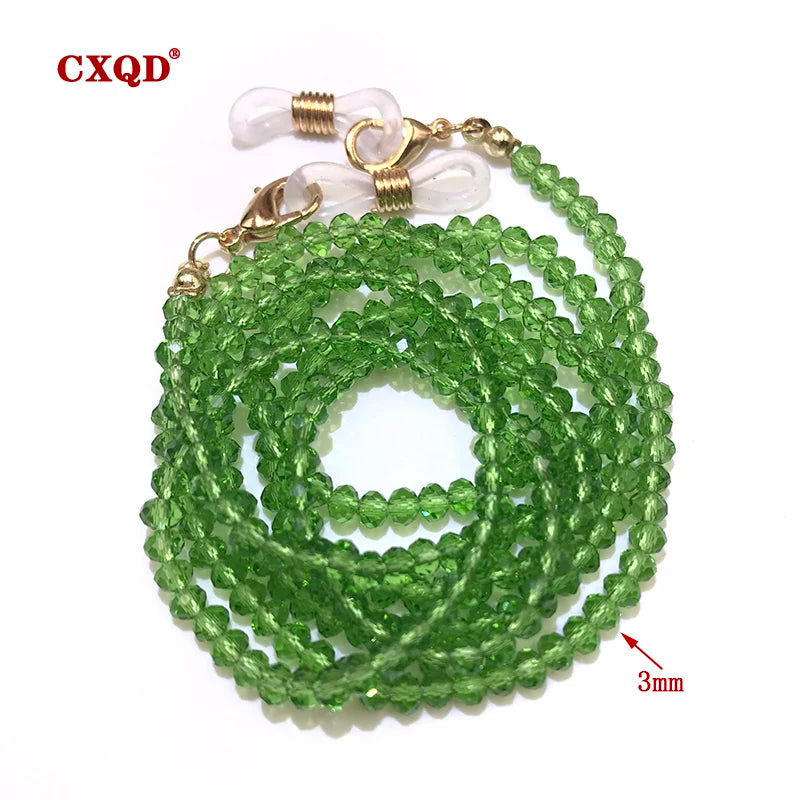 Beaded Eyeglass Chain for Women – 4mm Fashion Glasses & Sunglasses Strap