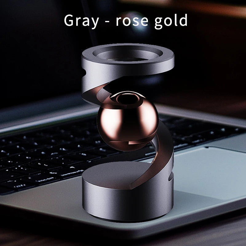 Visual Levitating Desktop Spinning Top Rotating Stress-Relieving Toy Metal EDC Stress-Relieving Toy Festival Gift
