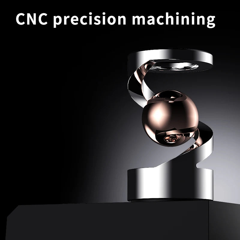 Visual Levitating Desktop Spinning Top Rotating Stress-Relieving Toy Metal EDC Stress-Relieving Toy Festival Gift