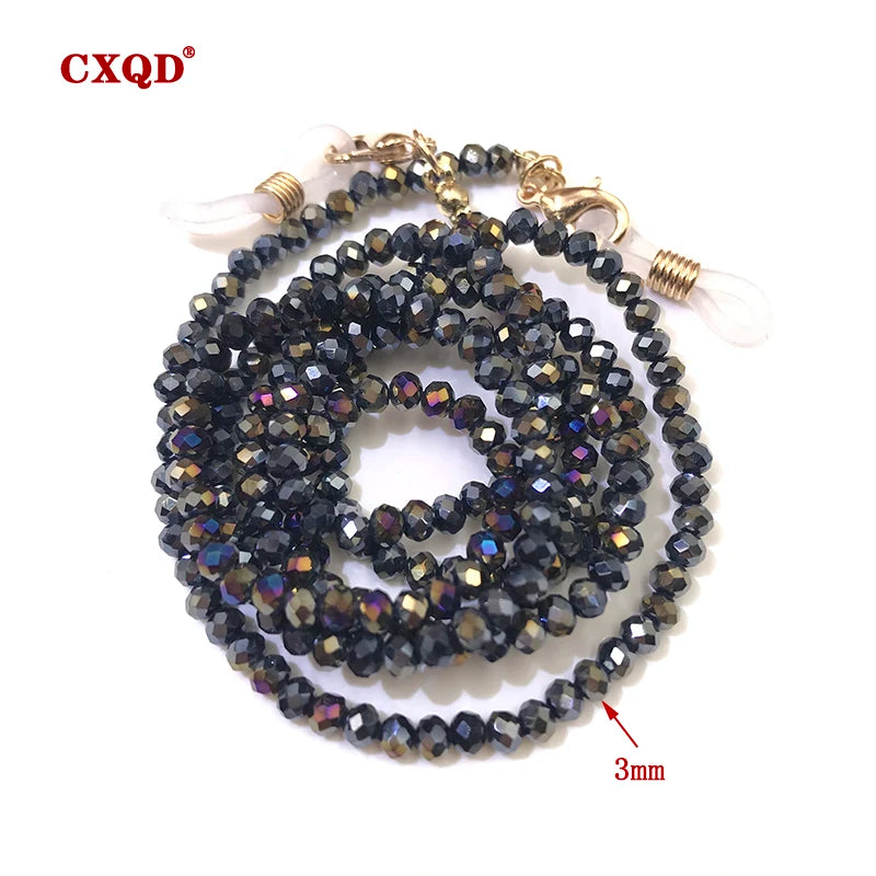 Beaded Eyeglass Chain for Women – 4mm Fashion Glasses & Sunglasses Strap