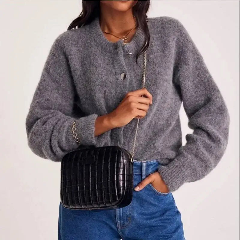 Women's PU Leather Square Crossbody Bag – Stylish Shoulder Messenger Handbag