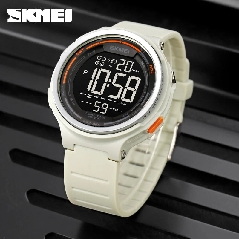 SKMEI 1841 Countdown 5Bar Waterproof Men's Electronic Watch Men's Clock Watch Digital Montre Homme Men's Military Sports Watch