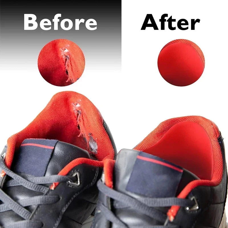 Heel Repair Subsidy Sticky Shoes Hole Sneakers Insoles Patch Heel Pads Heels Sticker Protector Foot Care Anti-Wear Inserts 6 PCS