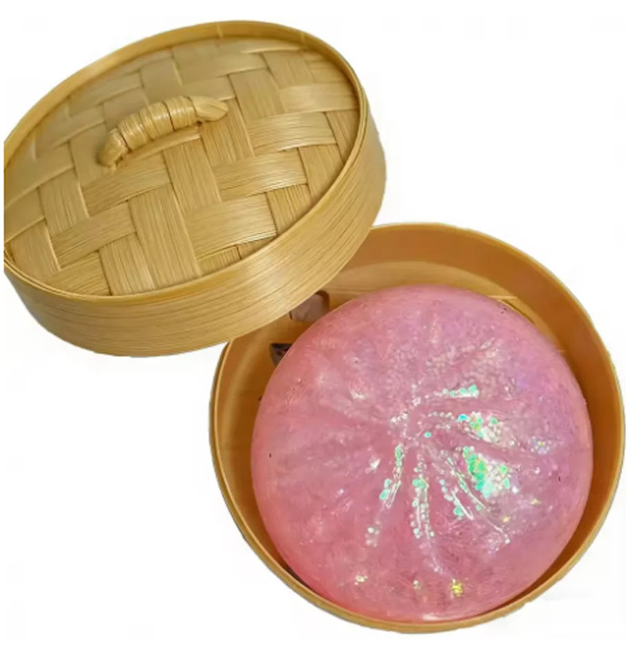 Glitter dumpling squishies Glitter Dumpling Squishy with Box Dumplings Sensory Dumpling Pressure Toy for Stress Relief
