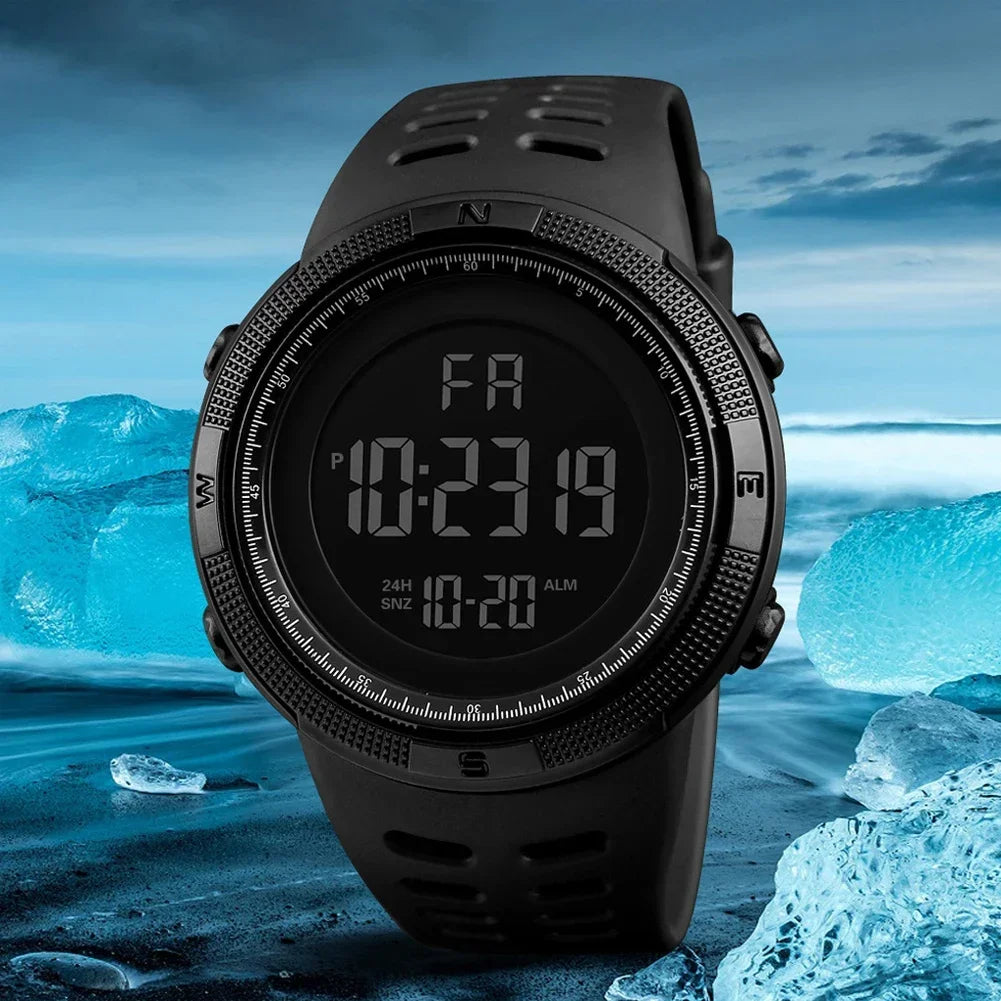 Electronic Watch For Mens Military Sports Watches Luminous Multifunction LED Digital Wristwatch for man kids Boy Student Teen