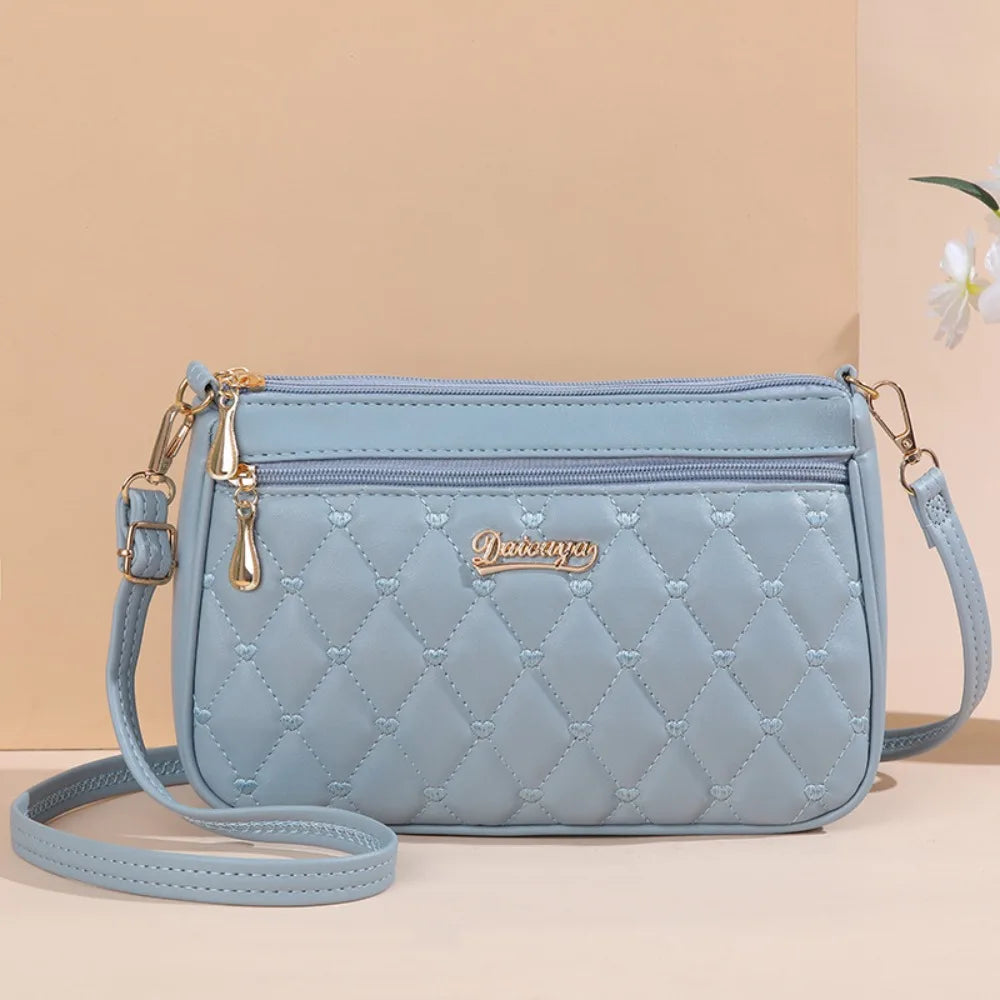 PU Leather PU Leather Crossbody Bags Large Capacity Carrying Female Shoulder Bag Multifunctional Portable Luxury Women Handbags