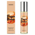 Women's Orange-Scented Roll-On Perfume, Elegant Citrus Fragrance, Light and Natural Scent, Unique and Refreshing, Increases the Attention from the Opposite Sex. Selected Perfume Ingredients, Alcohol-Free, Mild and Non-Irritat